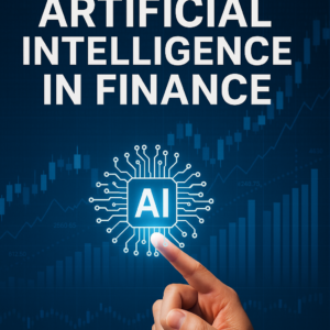 Illustration of AI technology analyzing financial data with charts and graphs on a digital interface.